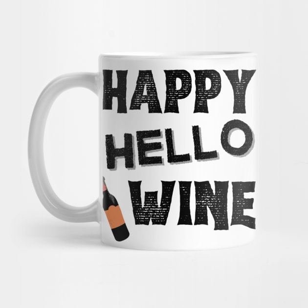 Happy Hallowine. Halloween Costume for Wine Lover. by That Cheeky Tee